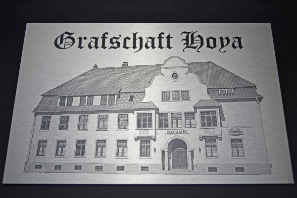 Fotogravur auf Edelstahl 400x300 mm